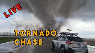 LIVE Tornado Chase In Manitoba