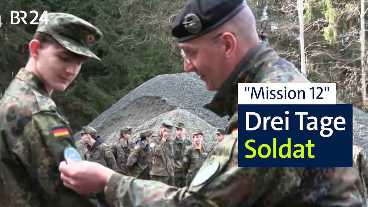 Drei Tage Soldat: Schnupperpraktikum bei der Bundeswehr | Abendschau | BR24