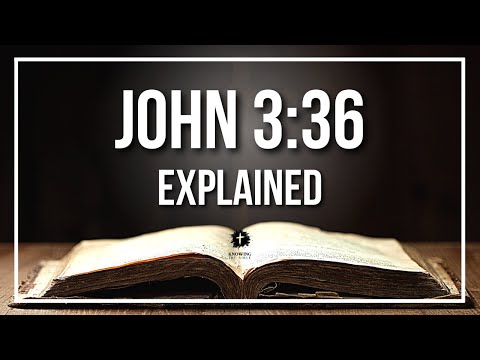 JOHN 3:36 Explained - What Does The Bible Verse JOHN 3:36 [KJV] REALLY Mean?