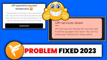 Fampay UPI Payments Paused Temporarily  | Fampay UPI Service Down Problem Fix 2023