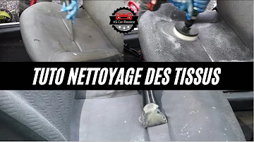 Comment laver siège voiture tissu ?