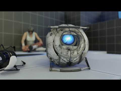 Chell's nap - Portal 2 animation [Blender]