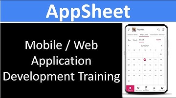 AppSheet Training: Build Custom Apps - No Coding Required! #W3SKILLSET