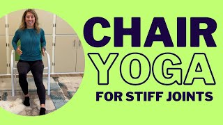 Chair yoga for seniors with a physical therapist | Joint stiffness relief