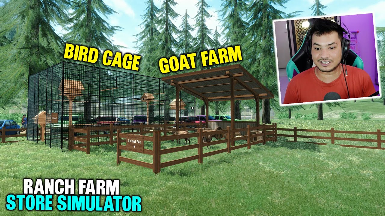 FINALLY WE HAVE BIRD CAGE , GOATS & OSTRICH - RANCH FARM & STORE SIMULATOR