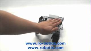 ROBOTIS BIOLOID Premium: Robot quadrupedo: 8 x AX-12A, 1 x DMS, 1 x sensor IR