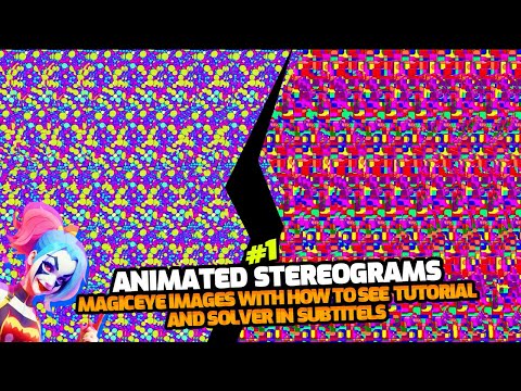 ANIMATED STEREOGRAMS #1 (MAGIC EYE PICTURES WITH ANSWERS & HOW TO SEE MAGIC EYE TUTORIAL) #magiceye