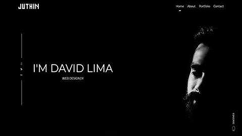 Juthin - One Page Portfolio HTML5 Template | Themeforest Website Templates and Themes