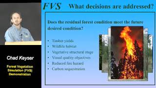 Forest Vegetation Simulator (FVS) Demonstration