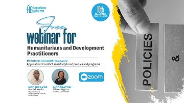 DO NO HARM Framework: Application of conflict sensitivity to aid policies and programs (HG)