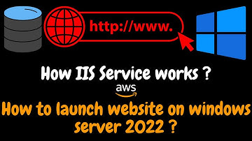 #how to launch website on windows server 2022? | #how IIS service works? | #IIS service|#iis | #aws