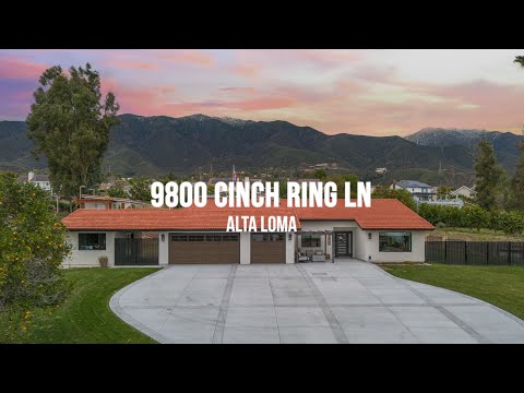 9800 Cinch Ring Ln, Alta Loma, CA home video tour
