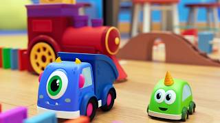 Машинки Мокас - Поезд Домино 🚕 2 сезон 🚚 Развивающие мультфильмы 🚗