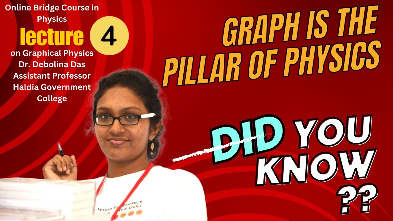 Online Bridge Course in Physics Lec 04|| Graphical Physics || Dr ...