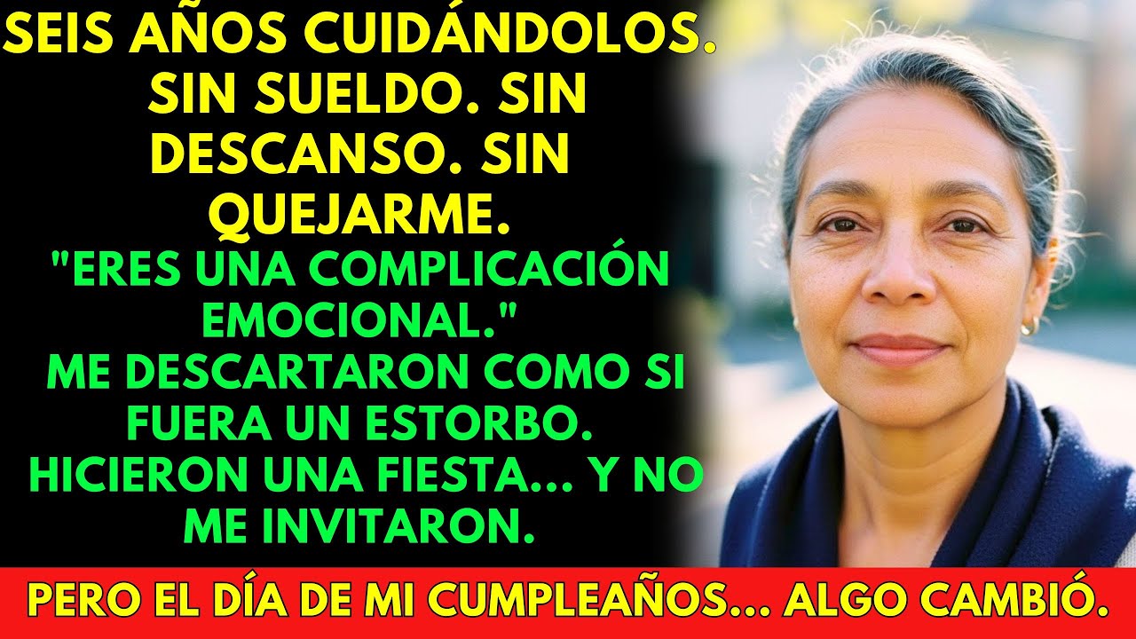 Cuidé a mis nietos durante años sin cobrar nada, pero el día de mi cumpleaños me dijeron que ya no e
