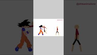 Goku Vs 3 Stickman