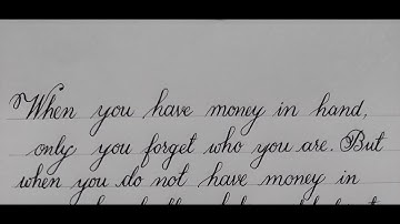 neat and clean cursive Handwriting |English Handwriting kayse sudhare