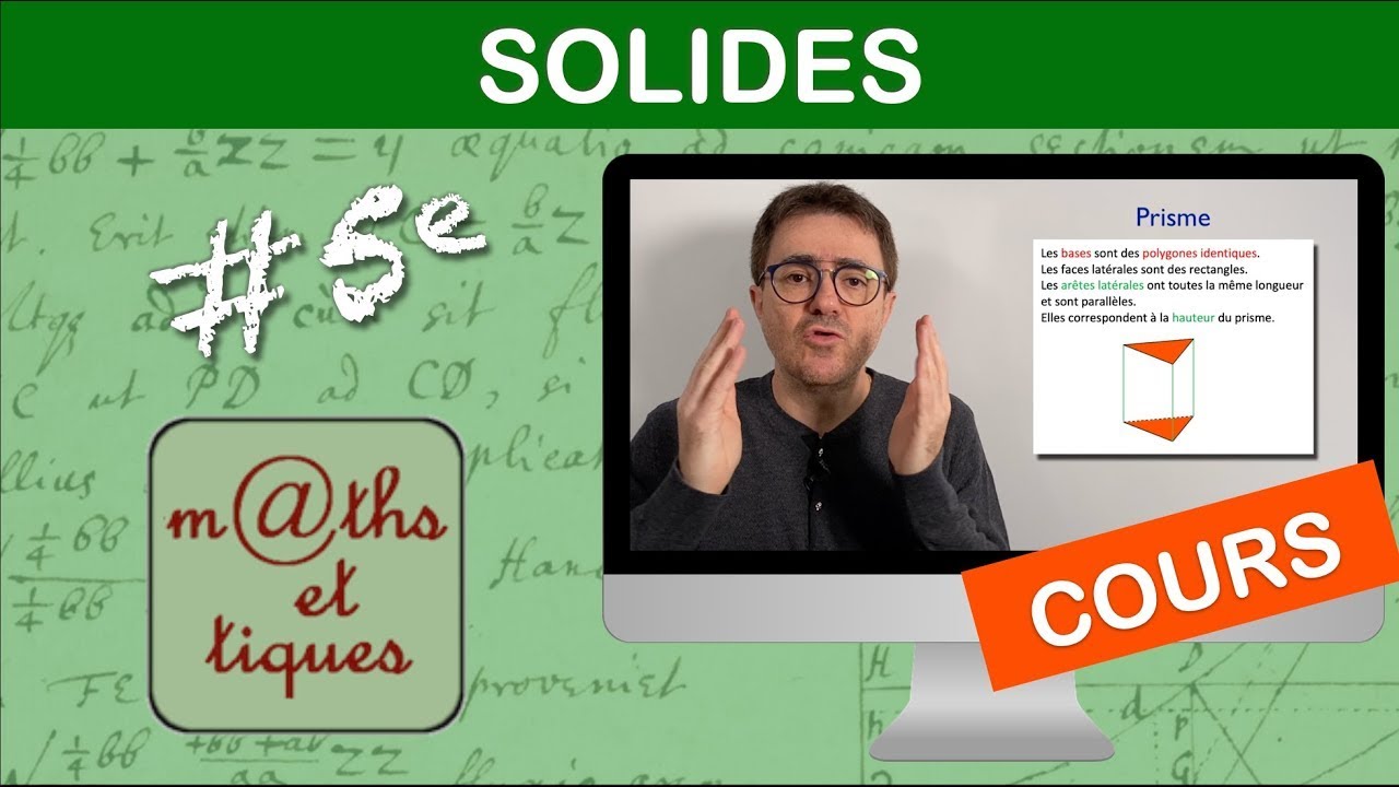 LE COURS : Solides - Cinquième