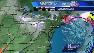 UPDATED MODELS Hour-by-hour snow accumulation projections