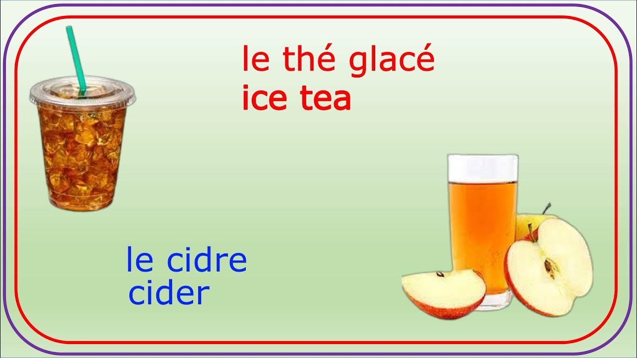 Drinks in French Learn French Vocabulary Easy French Lessons YouTube