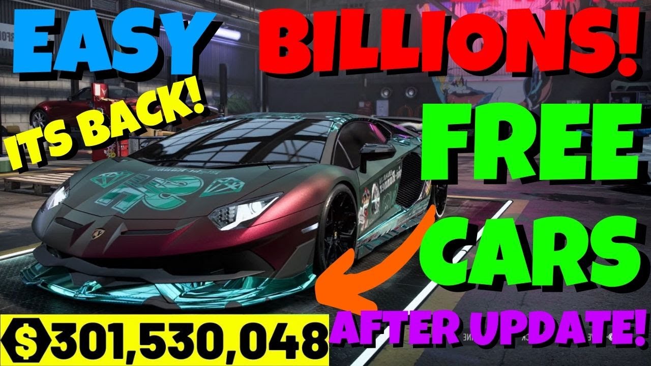 NEW AFTER PATCH GET ANY CAR FOR FREE! UNLIMITED NEED FOR SPEED HEAT MONEY  GLITCH! ALL CONSOLES - YouTube