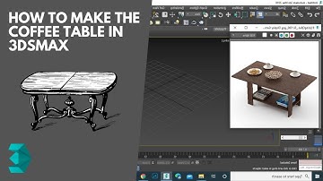 How TO Make Coffee Table In 3ds Max For Beginners In Hindi