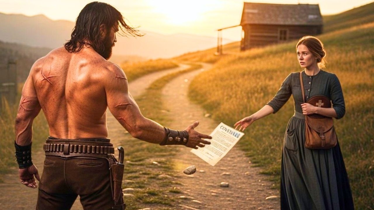 „Brațele mele sunt goale”, a șoptit ea — Cowboy-ul uriaș a răspuns: „Atunci ia-mi numele.”