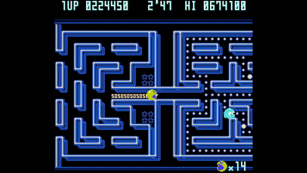 Pac-Man Championship Edition NES -  674,100 - Normal Mode WR