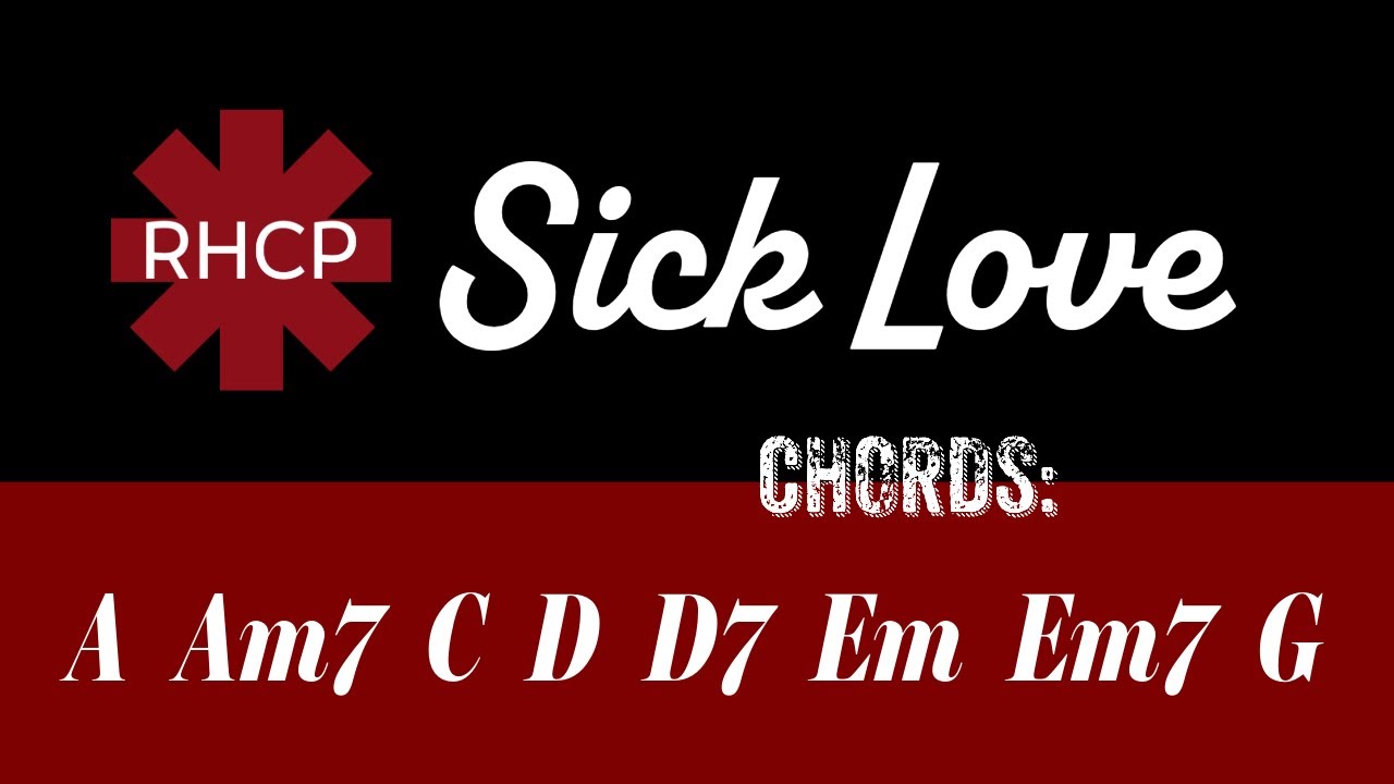 How to Play RHCP Sick Love on Guitar Easy Chords & Lyrics (Acoustic