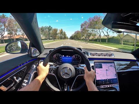 2021 Mercedes-Benz S 580 POV Test Drive (3D Audio)(ASMR)