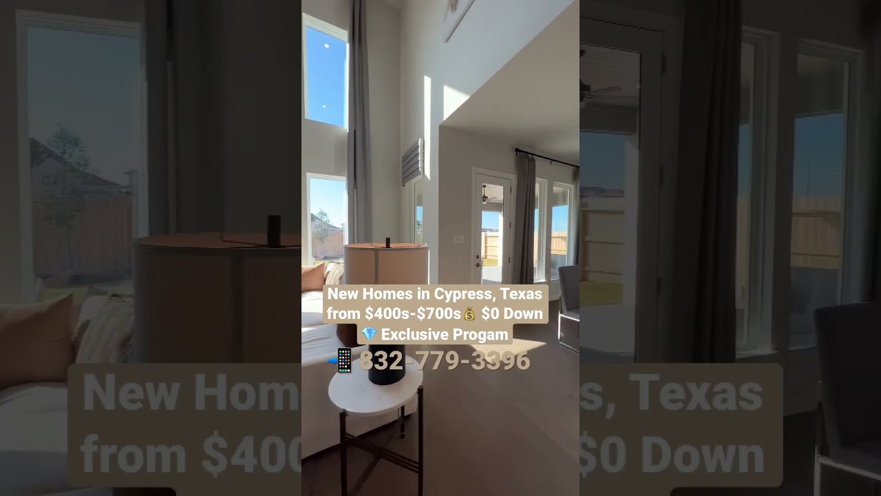 New Construction Homes in Cypress, Texas | $0 Down Program 