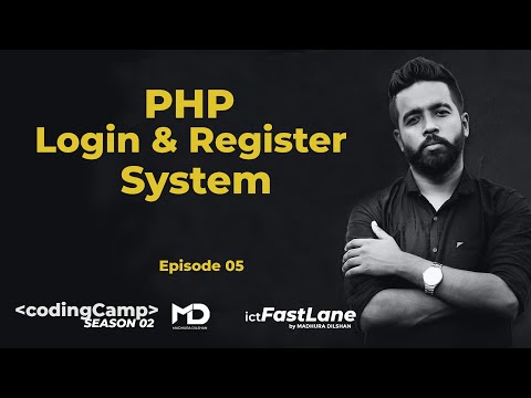 Complete Login & Register System using PHP and MySQL- Coding Camp [Season 02] | Ep 05