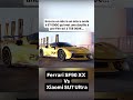 Encore un micro-onde sur roue qui pulvérise une Ferrari à 758 000€...