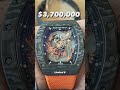 Richard Mille RM57 03 Price 3 700 000 Million Dollar Richardmille Watch Shorts Short 