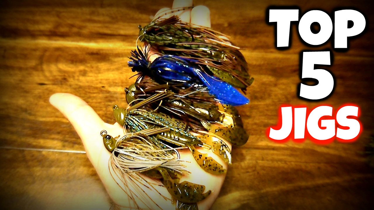 My TOP 5 FAVORITE JIGS | Bass Fishing Tips