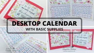 Learn how to make a 2020 desk calendar easy, step by with materials
you already have at home. this video gives detailed tutorial on ...