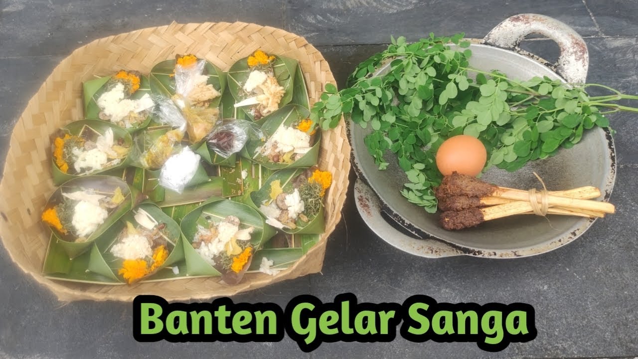 BARU!! Membuat Banten Gelar Sanga Versi Desa Semate