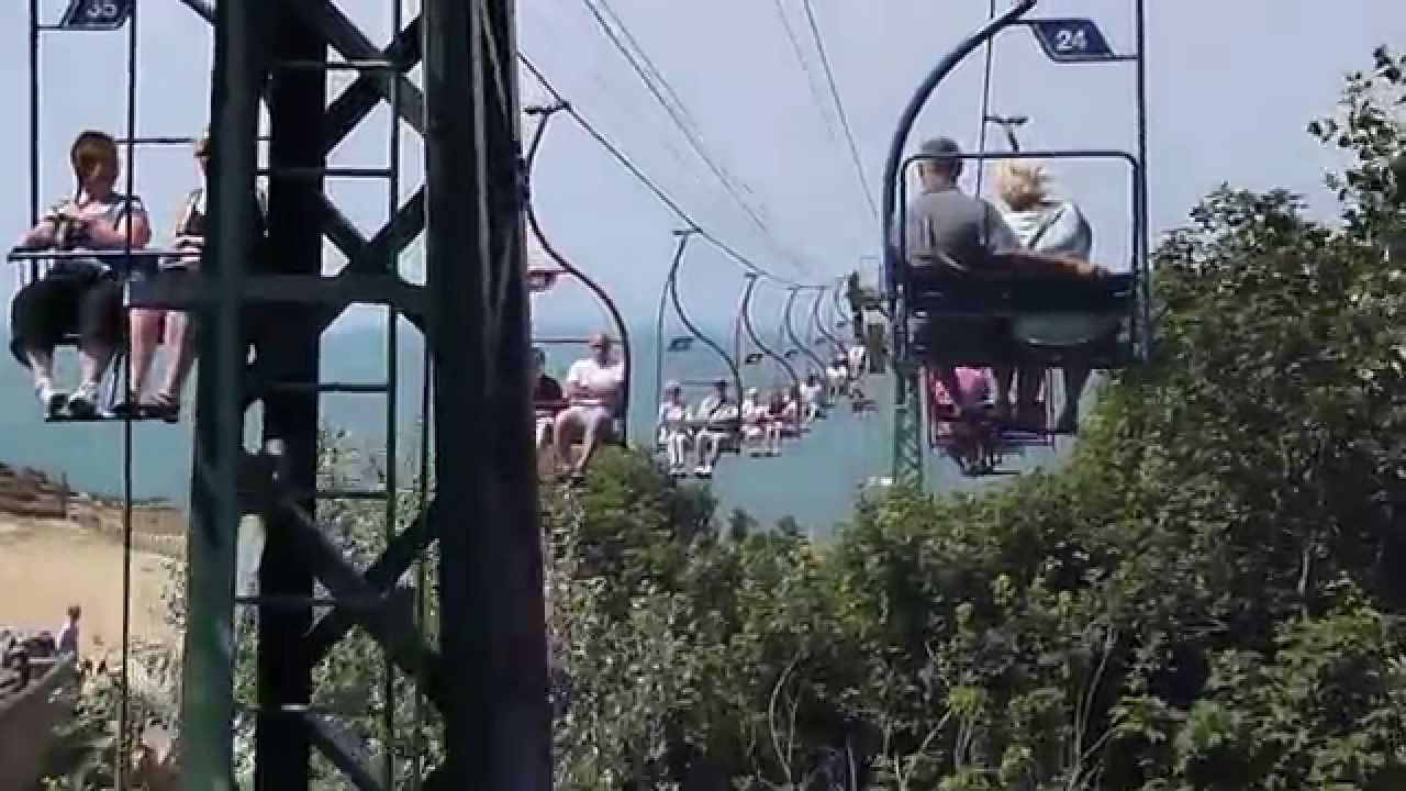 The needles Isle of Wight .Chair lift and boat ride YouTube