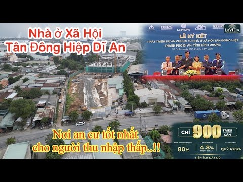 Video Chung Cư Nhà Ở Xã Hội Tân Đông Hiệp New Lavida Dĩ An... - YouTube