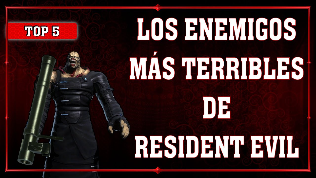 Los 5 enemigos más terribles de Resident Evil - YouTube