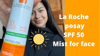 The BEST SPF 50 for face with make up | La Roche Anthelios Mist | Pharmacist review