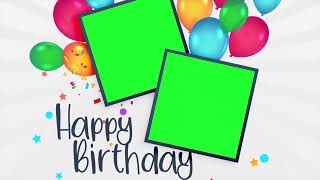 Happy Birthday Green Screen | Happy Birthday Green Screen Effects | Animation Background | VFX 4K screenshot 3