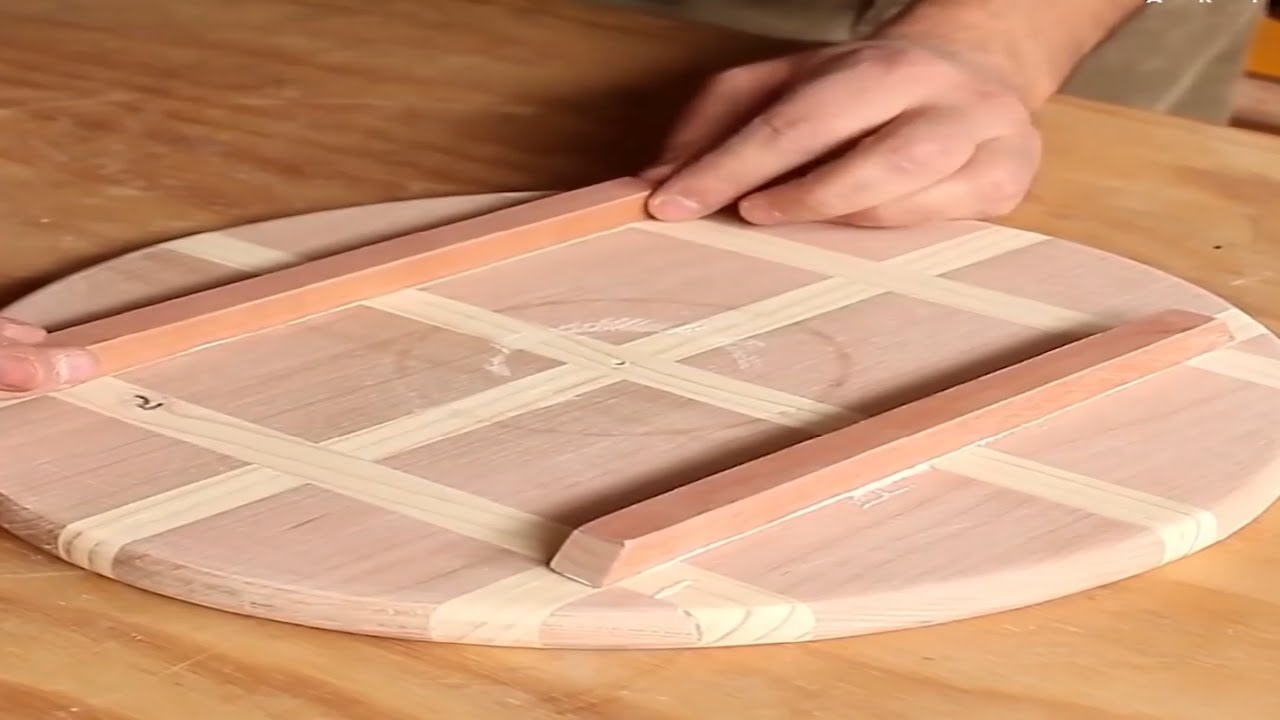 How to make Wooden Pizza Plate YouTube