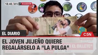 MAURO MARCOS, el artista del BILLETE de MESSI: "Me lo quisieron COMPRAR por 200 mil PESOS¨