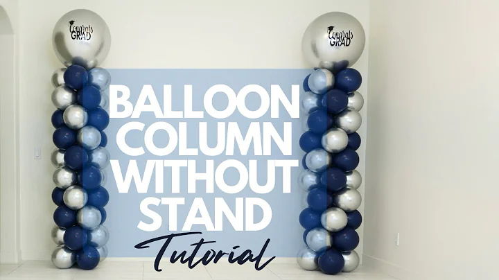 How to Make Balloon Column Without Stand | DIY Balloon Column