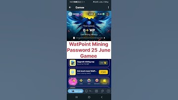 Watbird Mining Password | Gamee mining password  Watbird Gamee Mining Password #gamee #watbird
