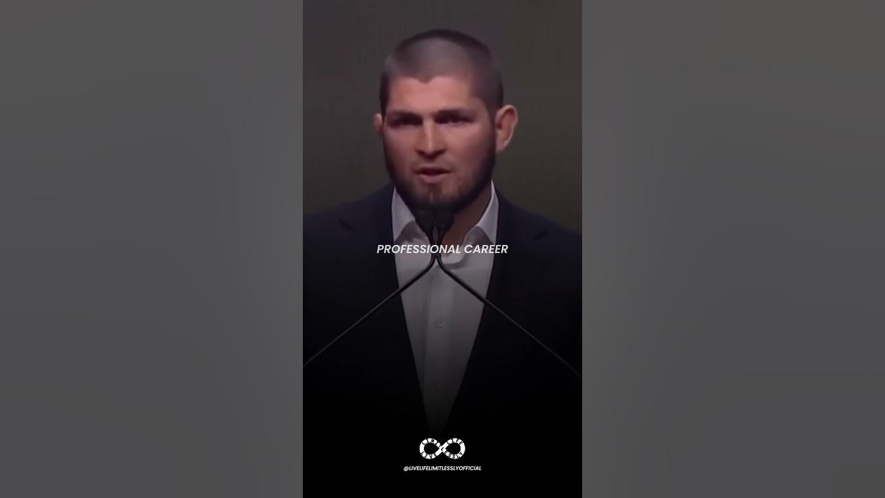 NEVER GIVE UP - Motivational Speech by Khabib Nurmagomedov