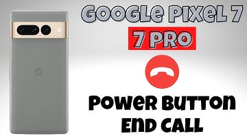 How to setting Power Button End Call in Google Pixel 7, Pro