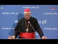 XIV Międzynarodowy Kongres - "Katolicy a wolność religijna": Ks. kard. Gerhard Müller