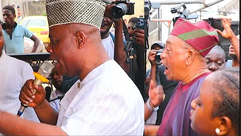 Jide Kosoko Is Shocked As Yinka Quadri Sings For Tinubu For President At His Daughter's Naming